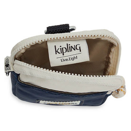 Kipling Clark Neck Pouch Kézitáska Bézs Kék | HU 1256HA